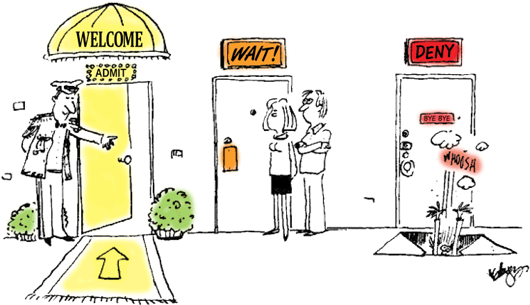 College, Career Or Job Welcome - College Application Cartoon (800x518), Png Download
