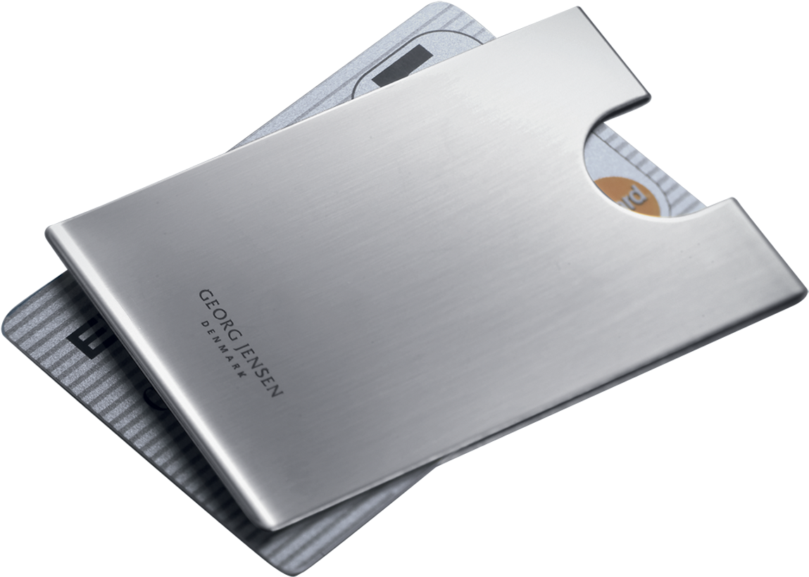 List Of Metal Credit Cards - Georg Jensen Sleeve Credit Card Holder (1200x1200), Png Download