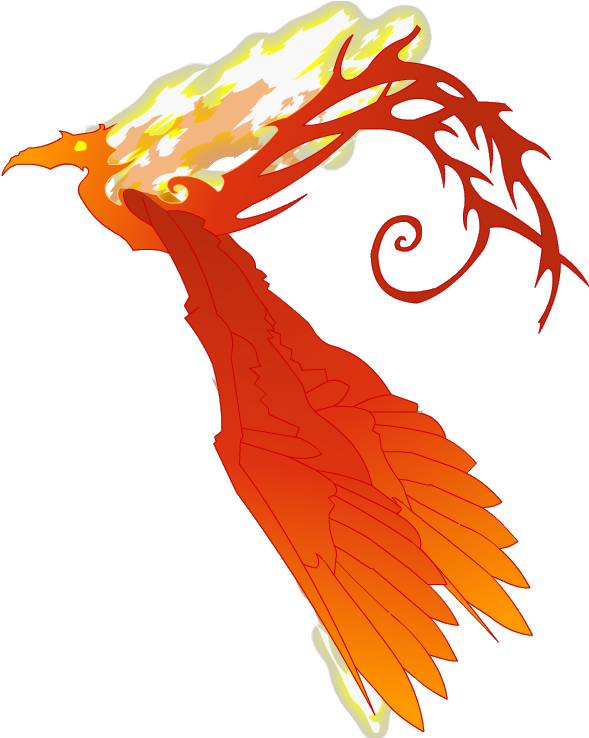 Phoenix Png File - Dragon Phoenix (597x737), Png Download