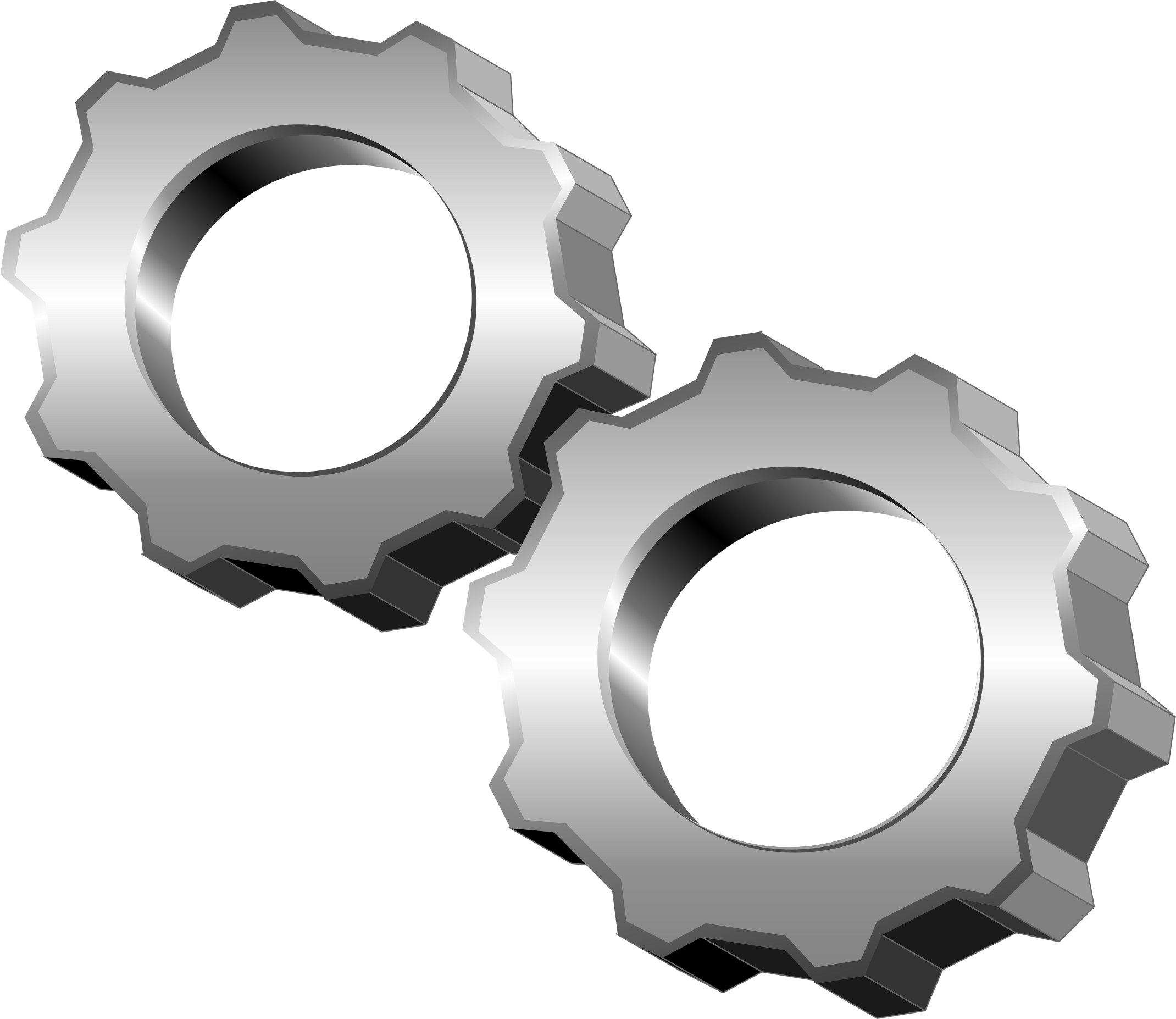 Big Image - Gears Cliparts (2140x1854), Png Download