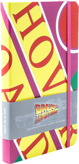 Back To The Future - Insights Back To The Future Hardcover Ruled Journal (600x600), Png Download