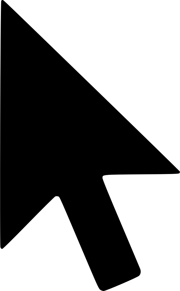 Mouse Pointer Comments - Mouse Arrow Icon Png (608x980), Png Download