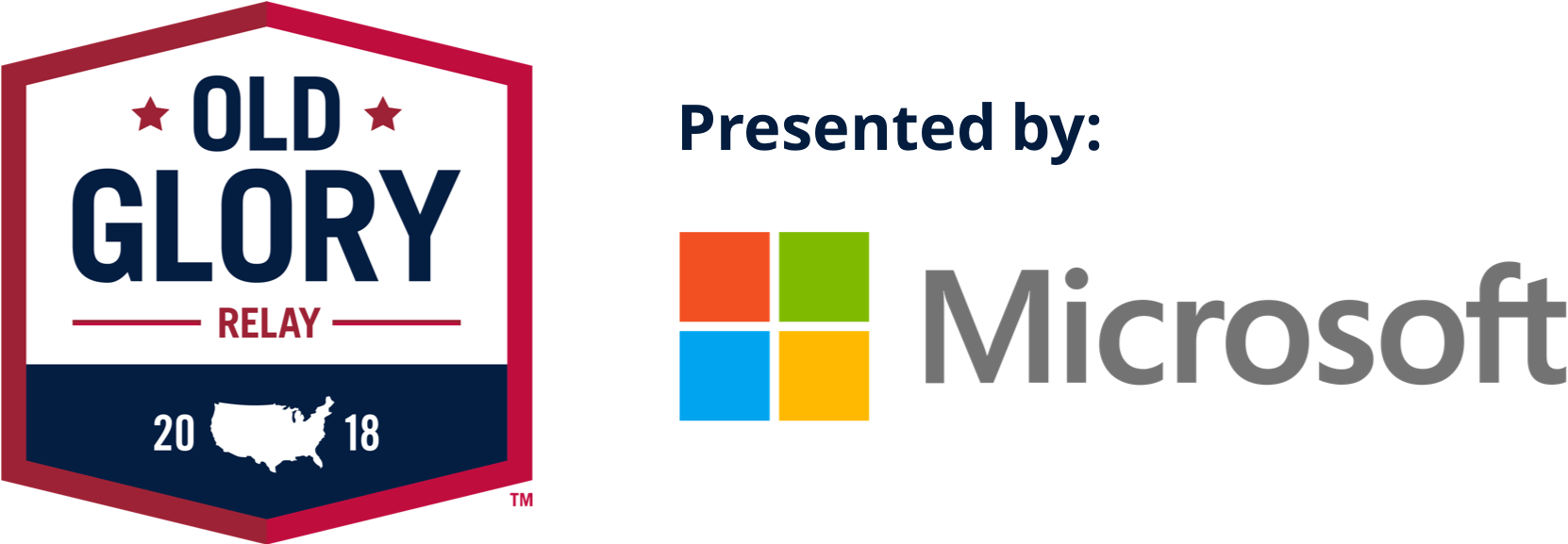 Team Red White & Blue - Old Glory Relay 2018 (1691x577), Png Download