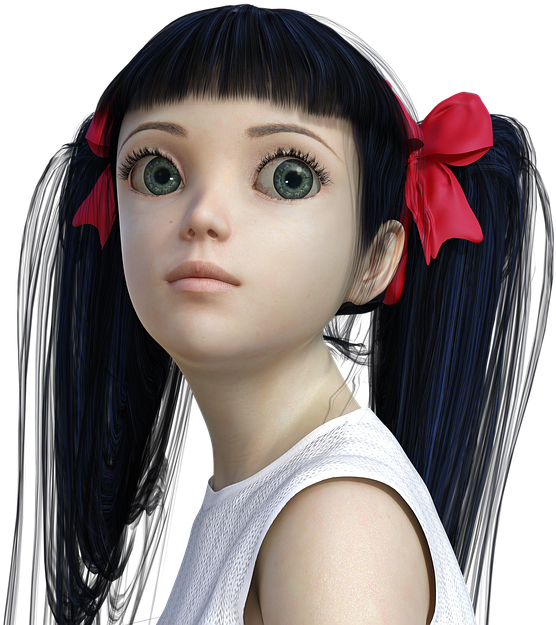 Adams Family, Anime, Manga, Braids, Cosplay, Comic - Manga Flätor (640x640), Png Download