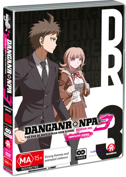 The End Of Hope's Peak High School - Danganronpa 3 Despair Arc Blu-ray/dvd (516x724), Png Download