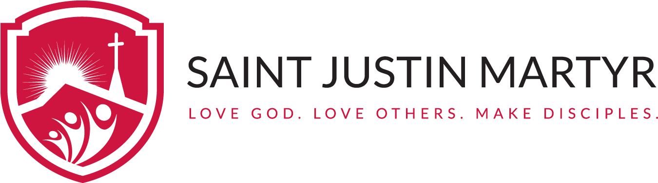 St Justin Martyr Church Logo (1424x439), Png Download