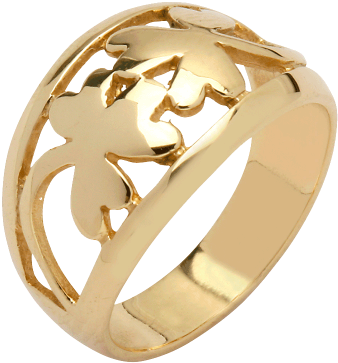Shamrock - Claddagh Ring (600x600), Png Download
