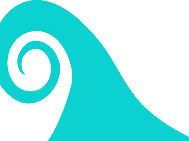 Wave Clipart Aqua - Aqua Wave (640x480), Png Download
