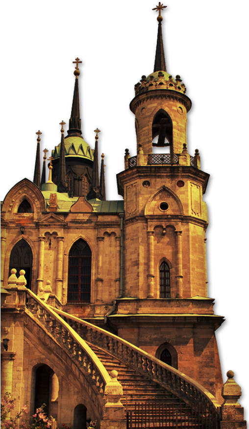 Castle Picture - - Bykovo Neo Gothic Church (507x900), Png Download