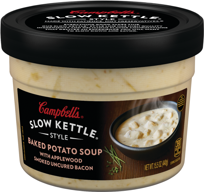 Campbell's Slow Kettle Style® Baked Potato Soup With - Campbell's Slow Kettle Chicken Noodle Soup (700x700), Png Download