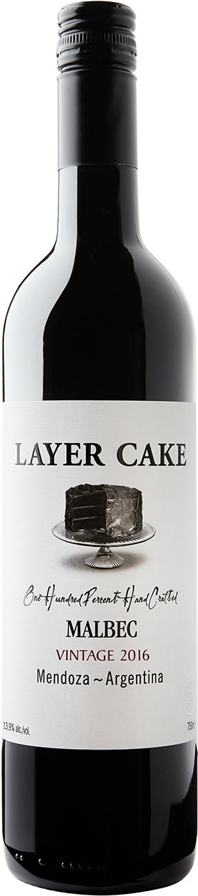 Big, Brooding, Black Fruit, Then Rich Earth, Truffles - Layer Cake Malbec 2016 (375x1381), Png Download