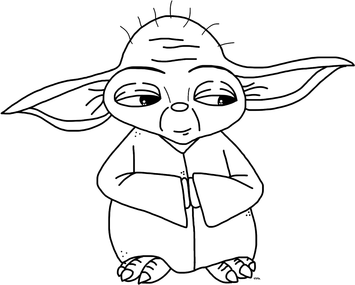 Yoda Chewy - Illustration (1200x1600), Png Download