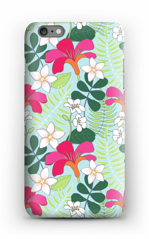 Tropical Flowers Case Iphone 6s Plus - Ipad Mini 2 (498x800), Png Download