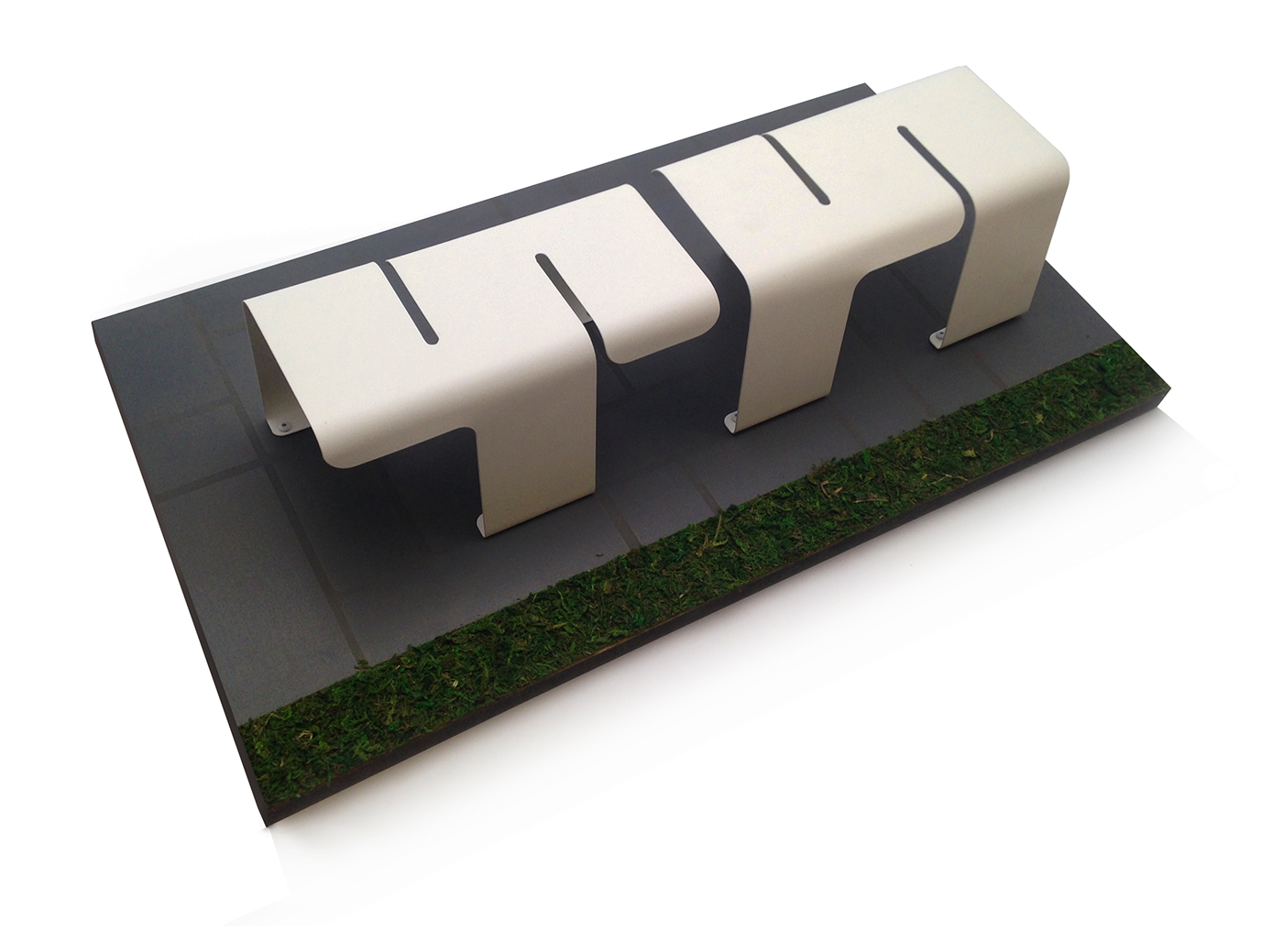 These Models Were Made Out Of Sheet Aluminum, Cut Using - Grass (1400x1039), Png Download