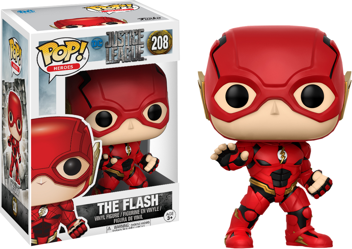 Justice League - Funko Pop Flash Justice League (1125x794), Png Download