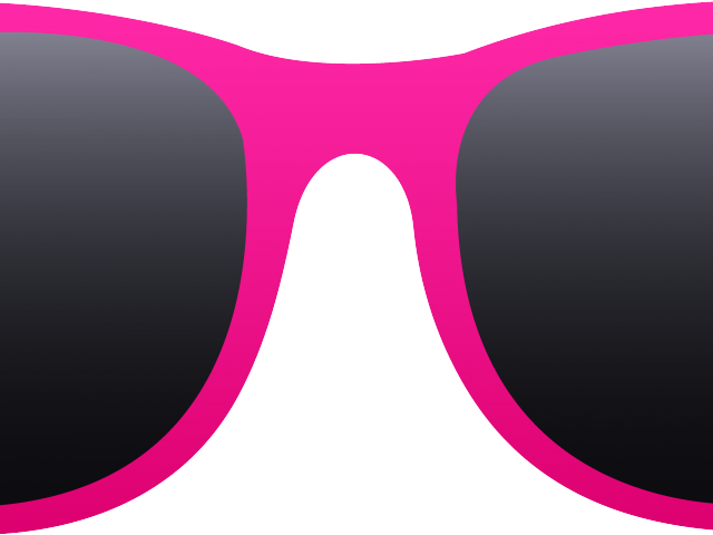 Sunglass Clipart Purple - Sunglasses Pink Clip Art (640x480), Png Download