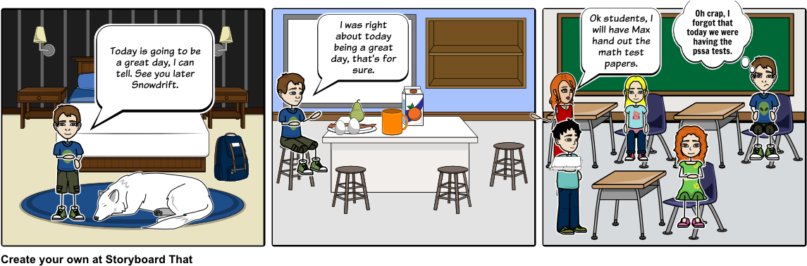 A Good Day - Cartoon (1164x385), Png Download