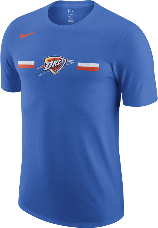 Nike Nba Oklahoma City Thunder Logo Dry Tee For £25 - Oklahoma City Thunder (780x780), Png Download