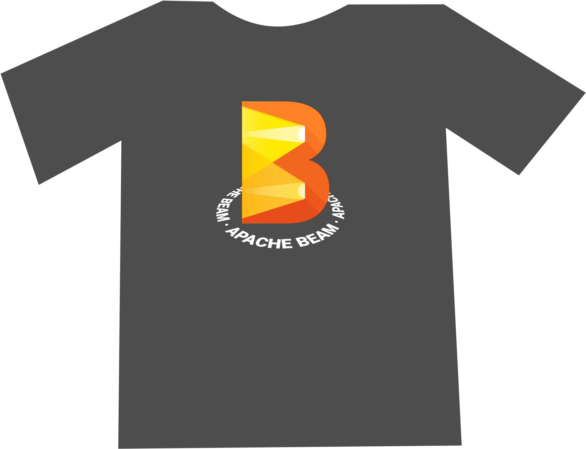 Beam Logo With Text Dark Tshirt - Active Shirt (2000x1545), Png Download
