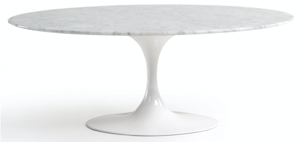 Tulip Coffee Table Oval (600x600), Png Download