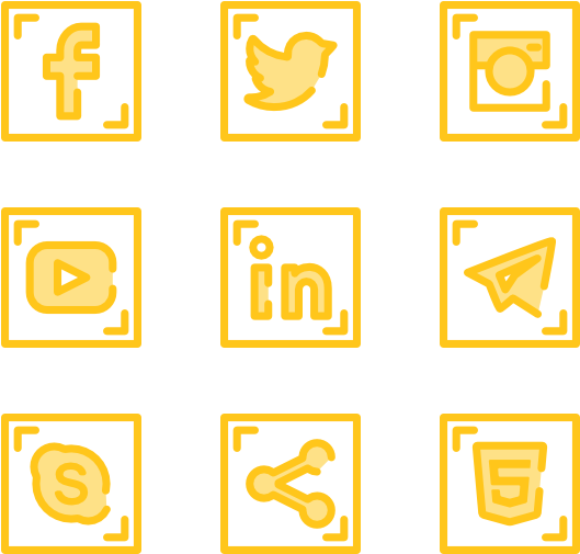 Social Media 49 Icons - Logos Redes Sociales (600x564), Png Download