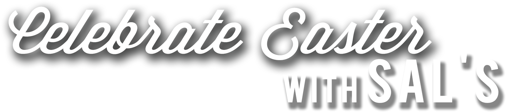 Sals Easter 2017 Hapy Easter - Graphic Design (1827x535), Png Download