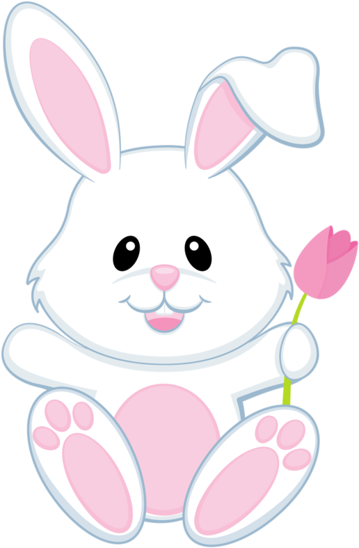 Clip Art Black And White Download Easter Png Pinterest - Dibujos De Conejitos En Goma Eva (523x800), Png Download