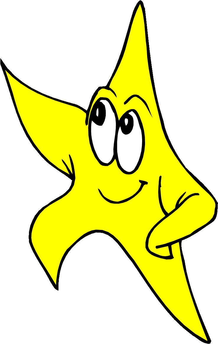 Happy Clipart Faces - Dancing Gold Star Gif (750x1171), Png Download