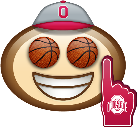 Brutmoji - 2018 Basketball - Ohio State Buckeyes Football (560x560), Png Download