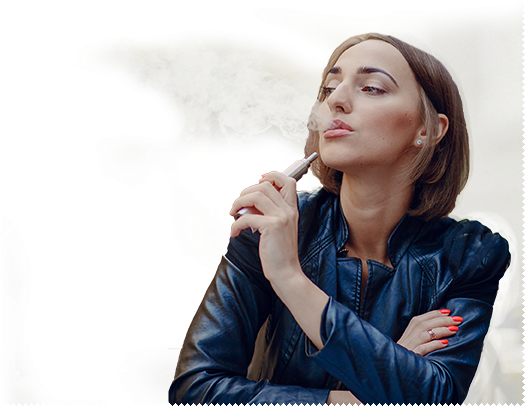 Vape Girl Png - Portable Network Graphics (800x460), Png Download