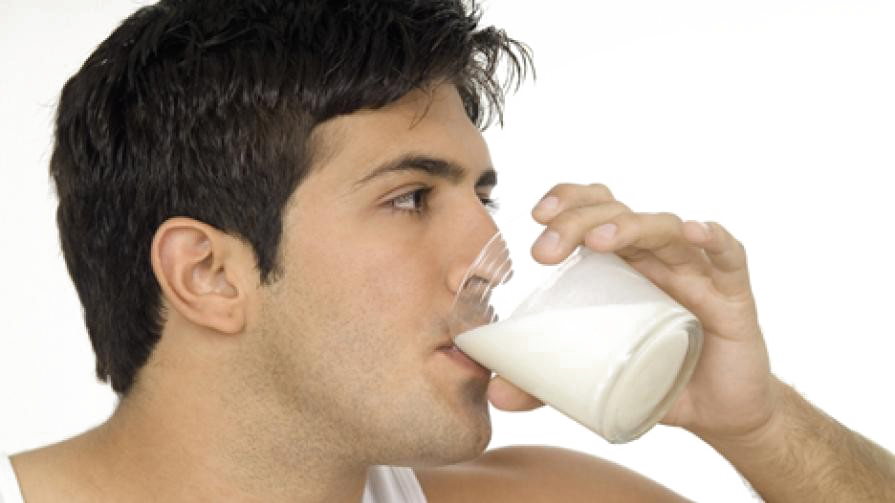 Drinking Milk Png Download Image - Indian Man Drinking Milk (895x503), Png Download