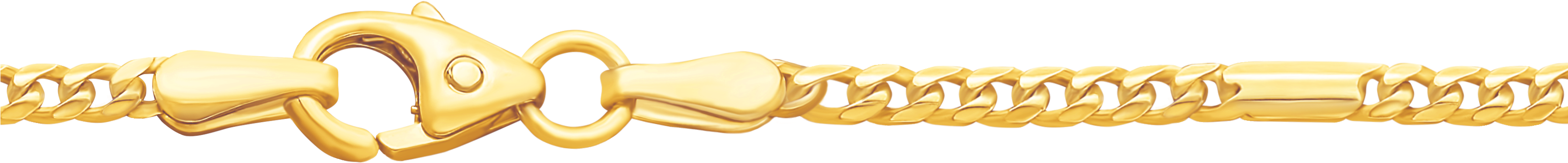 20279 / Gold 333 / Width 2 Mm (3434x747), Png Download