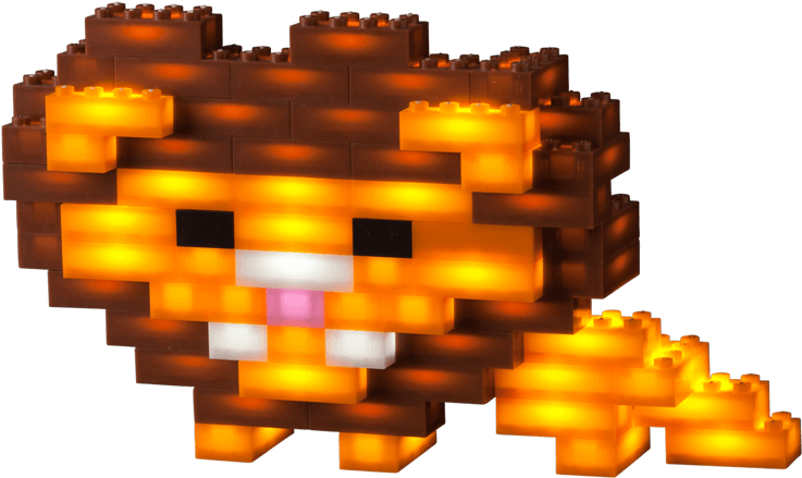 Light Stax Lion - Light Stax Adventure Building Kit (800x800), Png Download