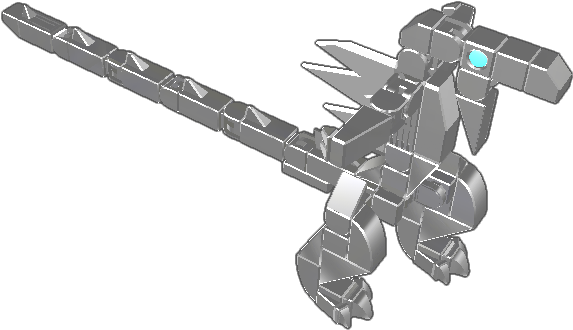 Also Known As Mecha Shin Godzilla - Machine Gun (768x768), Png Download