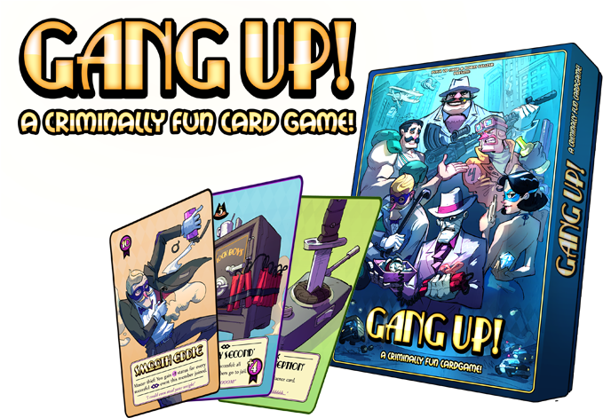 Clipart Gang Up A Criminally - Kickstarter Card Games (700x525), Png Download