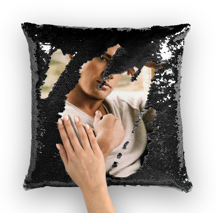 Channing Tatum ﻿sequin Cushion Cover - Custom Sexiest Man Channing Tatum Pillowcase Personalized (900x900), Png Download