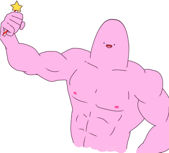 Pink Cartoon Mammal Hand Man Vertebrate Fictional Character - Kirb Transparent Meme (680x680), Png Download