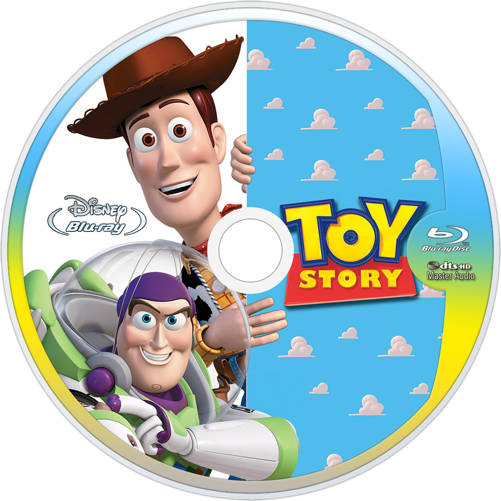 Toy Story Bluray Disc Image - Toy Story Blu Ray (1000x1000), Png Download