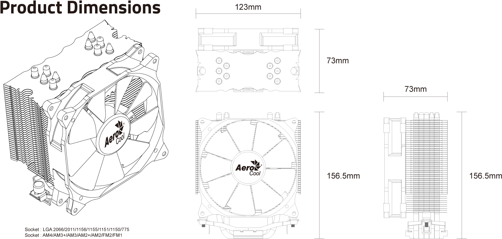 It Is Compatible With Most Cpus Due To A Compact Design - Diagram (1655x807), Png Download