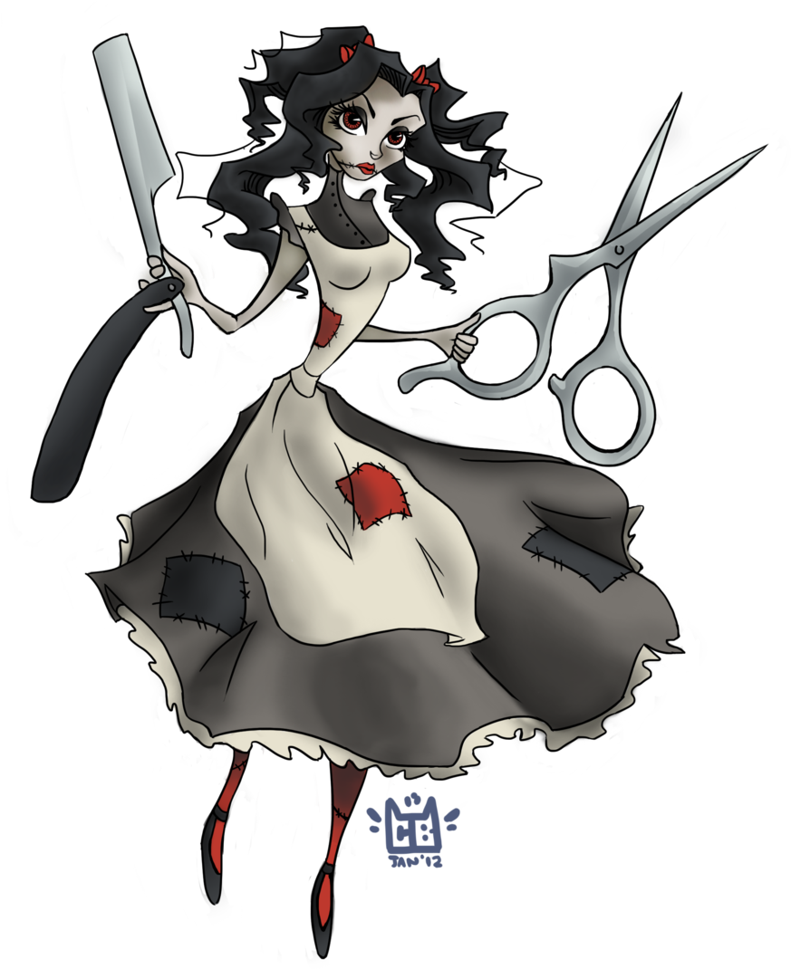 It's Like A Sweeney Todd Rag Doll - Tatuajes Ragdoll (900x1200), Png Download