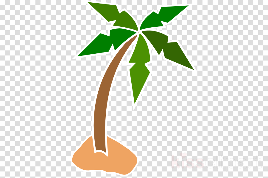 Coconut Tree Hd Cartoon Clipart Coconut Palm Trees - Coconut Tree Cartoon Png (900x600), Png Download