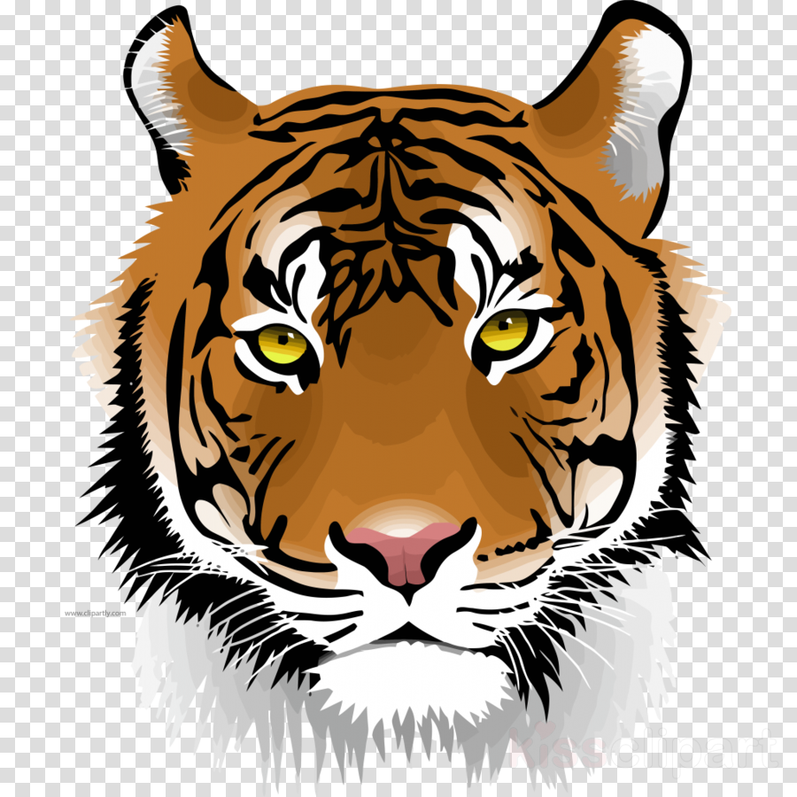 Download Tiger Face Png Clipart Clip Art Tiger Face - Tiger Clip Art Free (900x900), Png Download