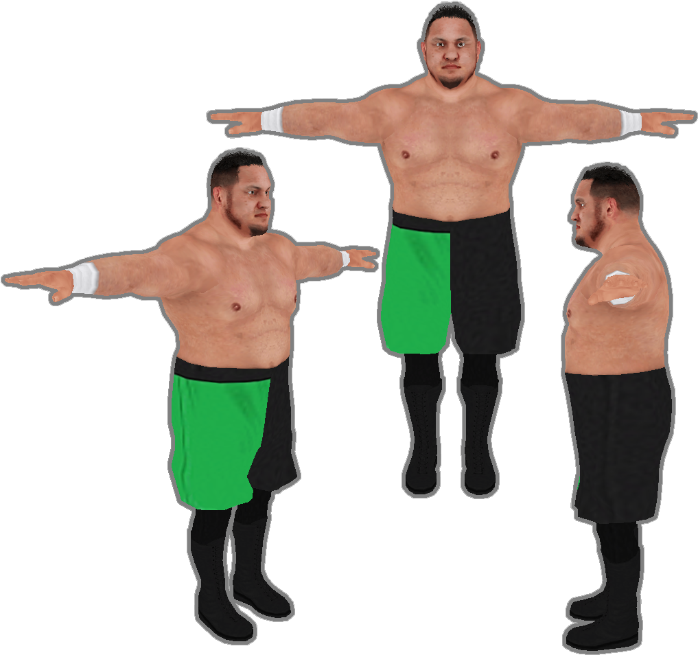 -seth Rollins - Samoa Joe Texture Psp (1032x963), Png Download