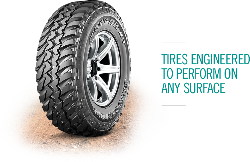 Turanza - Dueler - Bridgestone Dueler M T 674 (834x539), Png Download