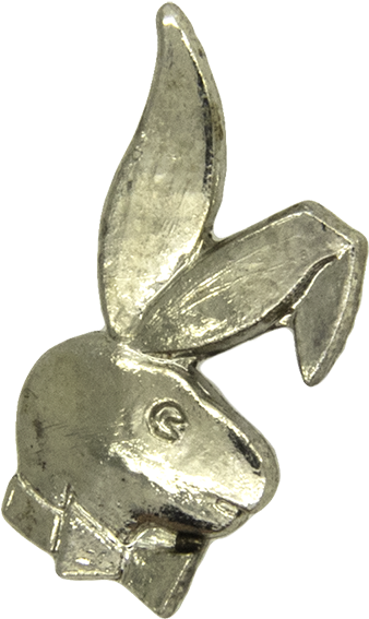 Playboy Bunny Pin , Silver - Rabbit (600x600), Png Download