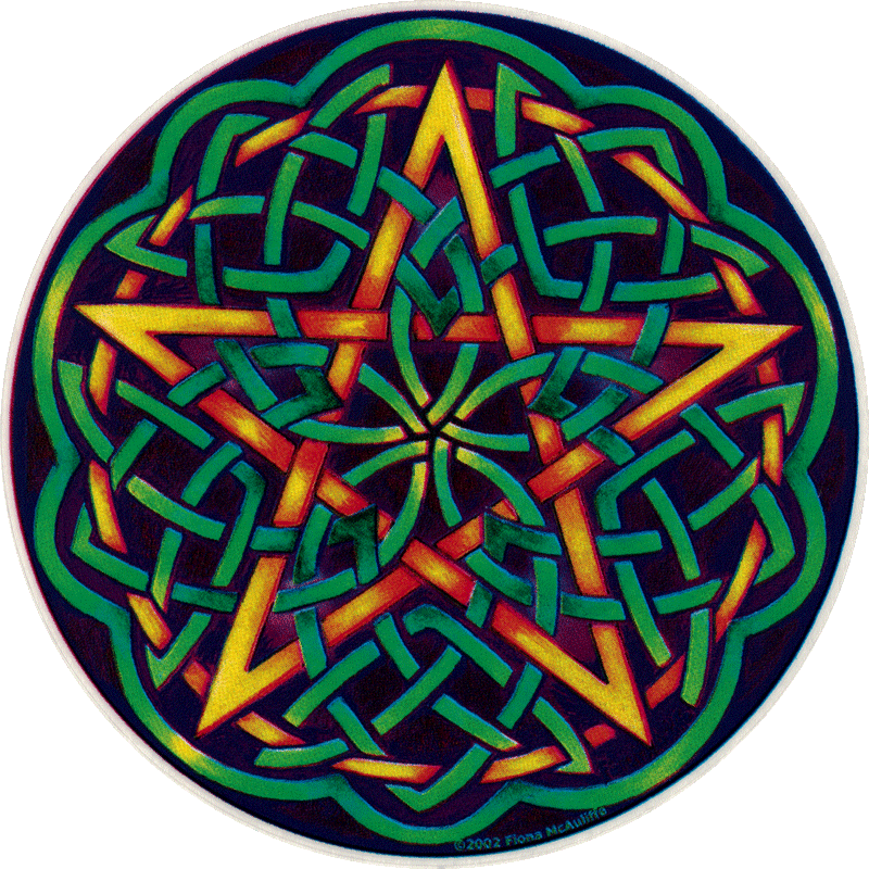 Window Sticker / Decal - Mandala Pentagram (800x800), Png Download