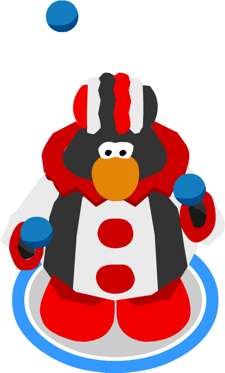 Clown-around Special Dance - Special Dance Club Penguin (445x738), Png Download