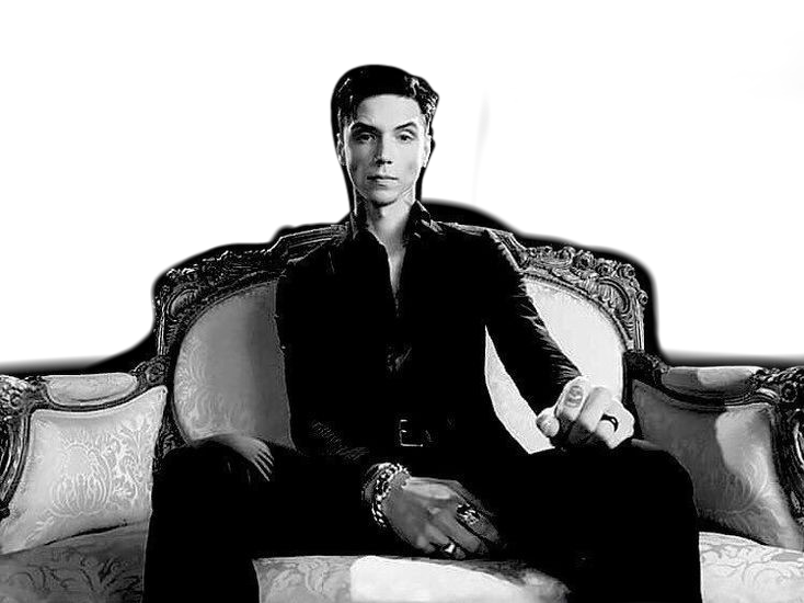 Report Abuse - Andy Biersack (734x550), Png Download