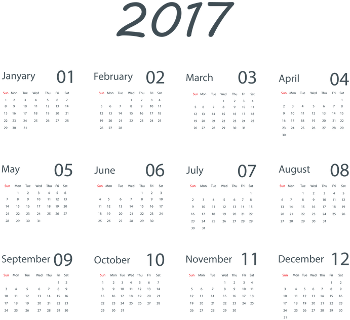 Map Out Plans - 日曆 2017 Png (700x647), Png Download