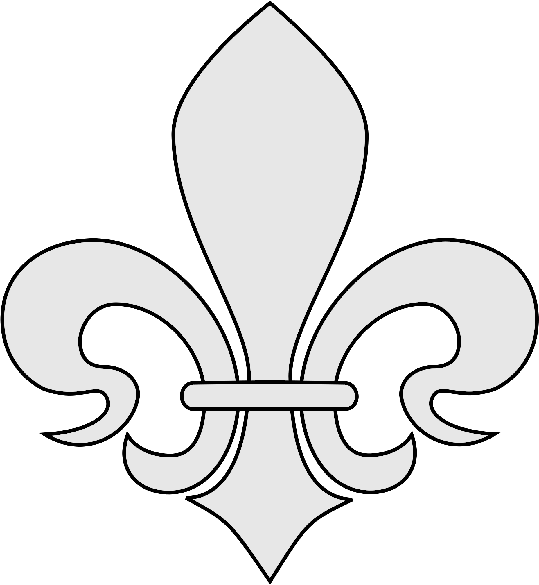 Fleur De Lis Clipart 20, Buy Clip Art - Fleur D Lys (2000x2106), Png Download